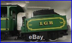 LGB #2017D G SCALE STEAM LOCOMOTIVE WITH POWERED TENDER (free shipping)