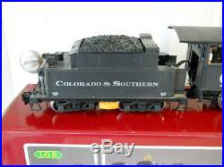 LGB 2019 S G Scale Colorado & Southern 2-6-0 Steam Locomotive withSmoke & Sound OB
