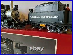 LGB 2019S Colorado and Southern 6 G Scale Steam Locomotive and Tender