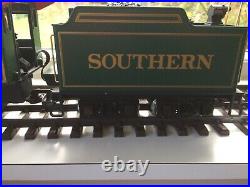 LGB 21232 2-4-0 Steam Locomotive in Southern livery. Sound & smoke. G scale