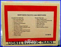 LIONEL O Scale Northern Pacific 4-8-4 Northern Steam Locomotive 6-18016 NEW