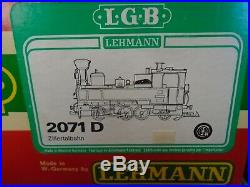Lgb G Scale 2071d Zillertral Bahn 0-6-2 Steam Locomotive In Original Box