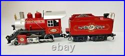Lgb G Scale Santa Claus Christmas Steam Locomotive And Tender Light & Smoke