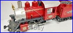 Lgb G Scale Santa Claus Christmas Steam Locomotive And Tender Light & Smoke