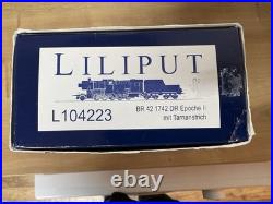 Liliput L104223 BR 42 1742 DR Epoche II Camouflage New in Box HO Scale
