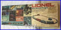 Lionel Blue Streak Freight Set O Scale in Good Condition Please See All Pics