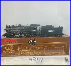 Lionel Large Scale G-guagesteam 4-4-2 Locomotive & Tender 8-85103