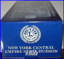 Lionel O Scale 6- 38000 New York Central Empire State Hudson 4-6-4