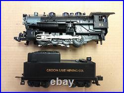 Lionel O Scale Groom Lake Mining Steam Locomotive #51 and Whistle Tender RARE