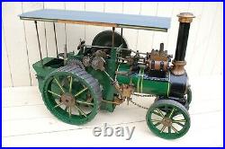 Live Steam Coal Fired 1 Scale Traction Engine Road Locomotive Copper Boiler