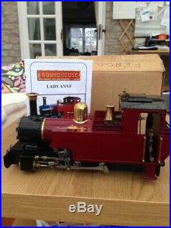 Live Steam Engine. Roundhouse. Lady Anne. G scale. Locomotive. R/C