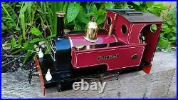 Live Steam Locomotive Merlin 0-4-0 SM32 G Scale like Roundhouse Accucraft