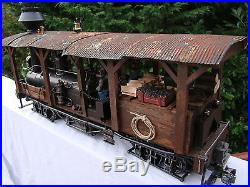 Logging Steam Locomotive Shay custom weathered handcrafted lot 6 G scale