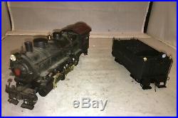 Long Island Railroad O Scale Brass 2-8-0 Steam Engine and Tender