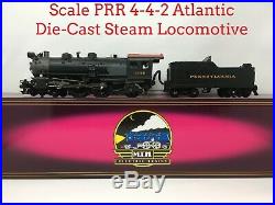 MTH 20-3038-1 Pennsylvania Scale 4-4-2 Atlantic Die-Cast Steam Locomotive O