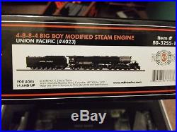 MTH 80-3255-1 HO SCALE Union Pacific 4884 Big Boy Steam Engine #4023 w coal tend