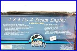 MTH O Scale BNSF 4-8-4 Gs-4 Steam Engine and Tender P2 DAP Item # 20-80003A NEW