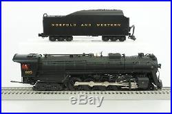 MTH O Scale Norfolk & Western N&W 4-8-4 Unshrouded J Steam Engine P2 20-3058-1