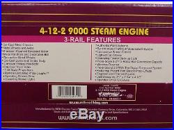 MTH O Scale Union Pacific UP 4-12-2 9000 Steam Engine P2 Item 20-3293-1