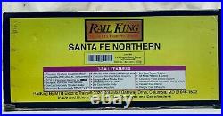 MTH Rail King O Scale 30-1140-1 Santa Fe Northern 4-8-4 Steam Engine & Tender