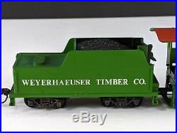 Mantua 325-100 Weyerhaeuser Timber 2-6-6-2 Logger Steam Locomotive 116 HO Scale