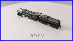 Mantua 348-023 HO Scale C&O 2-8-2 Mikado Steam Locomotive & Tender #1210 EX/Box