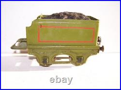 Märklin Scale 1 Tin Steam Locomotive R 1021 + Tender + Key Clockwork Defective