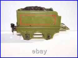 Märklin Scale 1 Tin Steam Locomotive R 1021 + Tender + Key Clockwork Defective