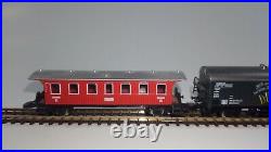 Marklin Z Scale Mini Club 8803 2-6-0 Steam Locomotive & Tender With 4 Cars Lot