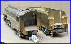 Max Gray Brass 4-6-4 NYC J3a Hudson Steam Engine O-Scale 2-Rail TESTED withBOX