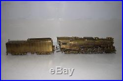 Max Gray O Scale Brass Nkp 2-8-4 Berkshire Steam Locomotive & Tender, Boxed