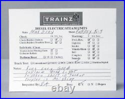 Max Gray O Scale Brass Santa Fe 4-6-2 Heavy Pacific Steam Loco & Tender 2 Rail
