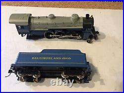 Mehano RSO Ho Scale Steam Locomotive 4-6-2 President Washington B&O With Tender