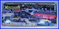 Minitrains Steam Locomotive with 4 Freight Cars & Caboose HOn30, HOe Scale 5070