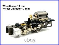 N/HOn30/HOe/009 Scale Aru 0-4-0 Steam Locomotive Power Drive Chassis 14mm/7mm