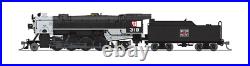 N Scale BLI 5963 USRA Heavy Mikado Steam Locomotive WP #318 withDCC & Sound NIB