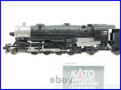 N Scale KATO 126-0200 Unlettered 2-8-2 Heavy Mikado Steam Locomotive