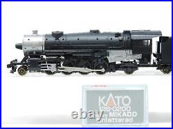 N Scale KATO 126-0200 Unlettered 2-8-2 USRA Heavy Mikado Steam Locomotive