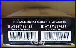 N Scale Metal Usra 4-6-2 Semi-stream Atsf Pacific Model Power # 87421, New Nice