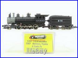 N Scale Roundhouse 8007 ATSF Santa Fe Old Timer 2-8-0 Steam Locomotive #679