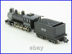 N Scale Roundhouse 8007 ATSF Santa Fe Old Timer 2-8-0 Steam Locomotive #679