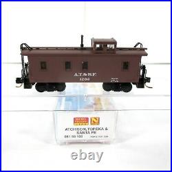 N Scale SANTA FE Vintage 4-4-0 Steam Locomotive & Caboose ATSF Set, MICRO TRAINS