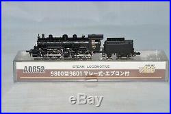 N Scale SUPER RARE MicroAce A0652 0-6-6-0 Steam Locomotive 9801 & Tender NIB