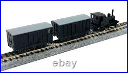 N Scale Tsugawa Orenstein & Koppel Steam Locomotive & Boxcar & Brake Van 3 Cars N Scale Tsugawa Orenstein & Koppel Steam Locomotive & Boxcar & Brake Van 3 Cars
