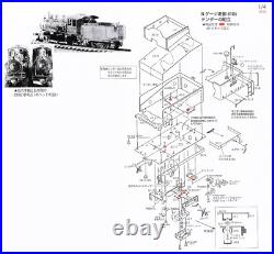 N Scale World Craft 2-6-0 Baldwin JGR 8100 Mogul Steam Locomotive #8105 Kit