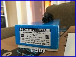 N-scale Pecos River Brass Santa Fe AT&SF 4-6-2 Pacific Steam Locomotive #3425 DC