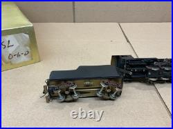 NWSL ROK-AM HO SCALE STEAM LOCOMOTIVE BRASS USRA 0-6-0 WithTENDER WORKING NICE