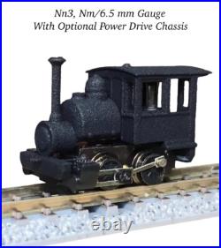 Nn3/Nm/Nj Scale 0-4-0 H. K. Porter Steam Locomotive Kit withPower Drive 6.5mm Gauge
