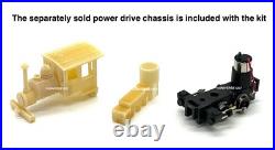 Nn3/Nm/Nj Scale 0-4-0 H. K. Porter Steam Locomotive Kit withPower Drive 6.5mm Gauge