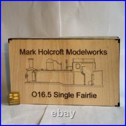 O16.5 Taliesin Single Fairlie Body Kit 7mm Scale Narrow Gauge Locomotive